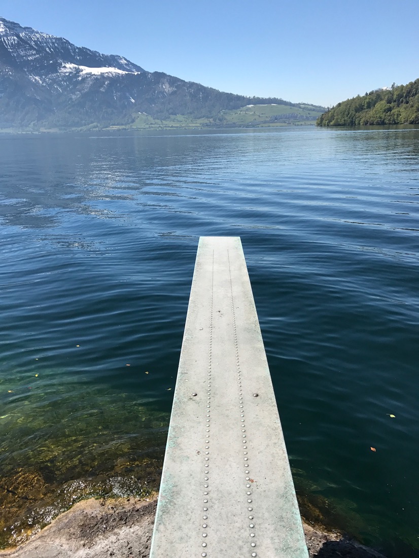 Walk the plank | Zuger See, Schweiz